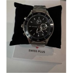 Swiss Plus Man Watch Basic Seri Model-7 ST3504AGS Lüx Black-Silver(Kol Saati)