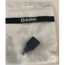 Dark Mini Display Port (Erkek) to Display Port (Dişi) 4K Destekli Dönüştürücü