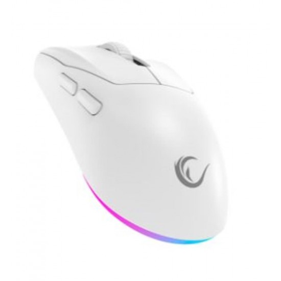 Rampage PROTE M5 PRO Kablosuz Beyaz RGB Ledli Şarjlı 26000 DPI 3395 Sensor Gaming Oyuncu Mouse