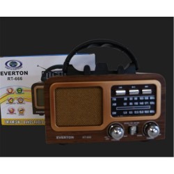 Everton Rt-666 Fm-Usb-Tf-Aux Şarjlı Nostaljik Radyo