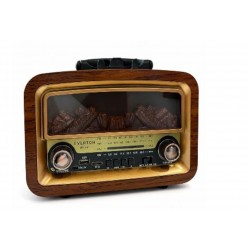 Everton Rt-741 Bluetooth -Fm-Am-Sw-Usb-Tf Card-Aux Nostaljik Radyo (Alev ışık Görselli )
