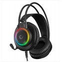 Rampage RM-K27 X-JAMMER Rainbow Ledli PC USB 3.5M PS4-XBOX-Mobile Gaming Oyuncu Mikrofonlu Kulaklık