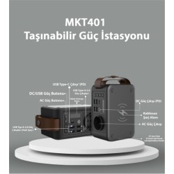 Makim MKT401 TAŞINABİLİR GÜÇ İSTASYONU