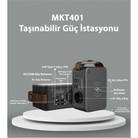 Makim MKT401 TAŞINABİLİR GÜÇ İSTASYONU