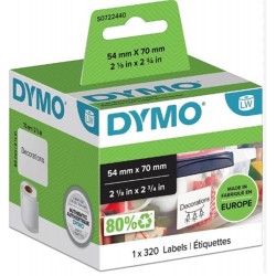 Dymo Lw Disket Etiketi 320 Etike 70X54 mm 99015LW