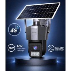 Lenovo X6T-4G 3MP AOV Smart Tek Kamera 4G Solar Kamera