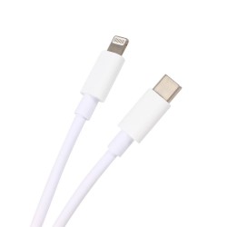 Vcom CU289 Lightning to Type-C Beyaz 1m 18W Hızlı Şarj Kablosu