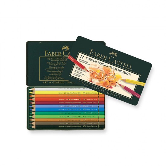 FABER POLYCHROMOS BOYA KALEMİ 12 RENK 110012