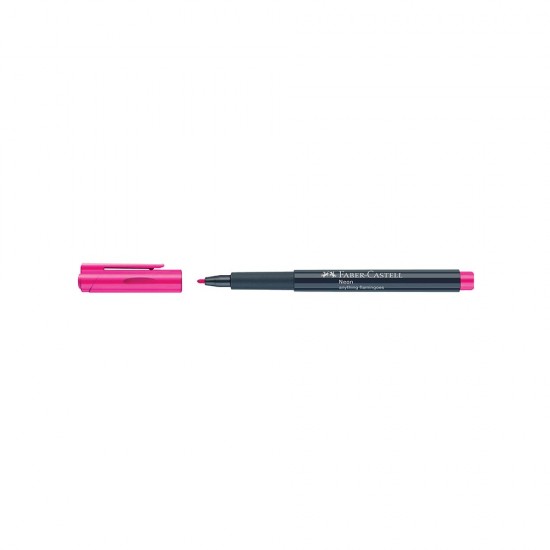 FABER MARKÖR NEON PEMBE 10LU 160828