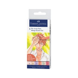 FABER PİTT ARTİST PEN MANGA 6LI SET KAOİR 167168