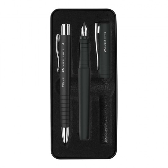 FABER POLY BALL HEDİYE SETİ SİYAH 241050
