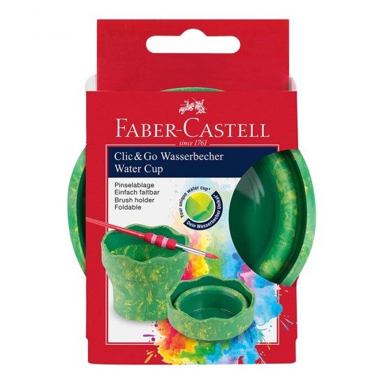 FABER SULUBOYA SULUĞU CLİCK&amp;GO YEŞİL MARBLE 181528