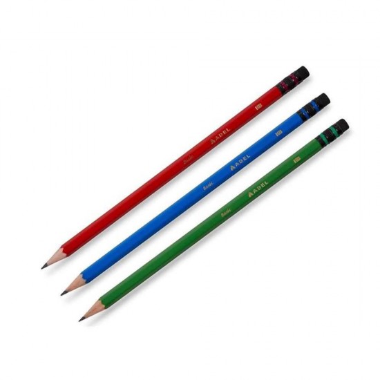 ADEL KURŞUN KALEM BASİC KÖŞELİ SİLGİLİ HB 204500