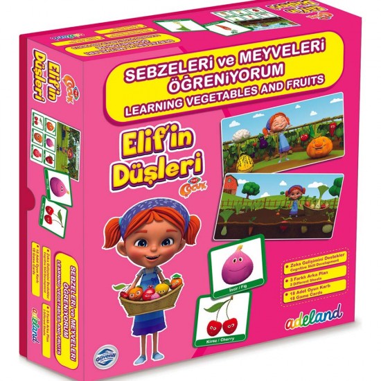 ADEL ELİF İN DÜŞLERİ MEYVELERİ ÖĞRENİYORUM 000332