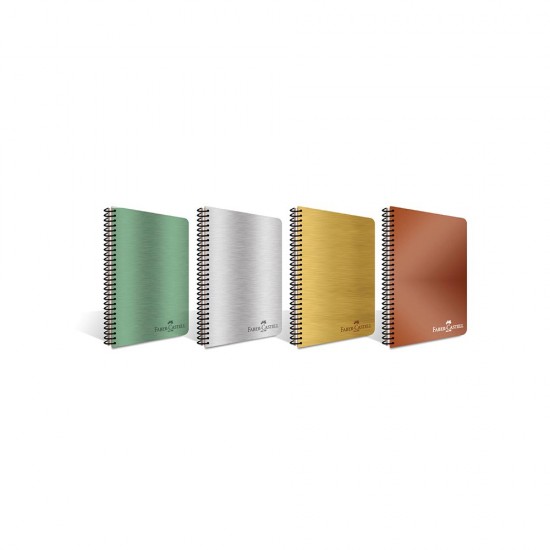 FABER SPR PP KPK METALİK DEF A4 100YP ÇİZGİLİ 000293