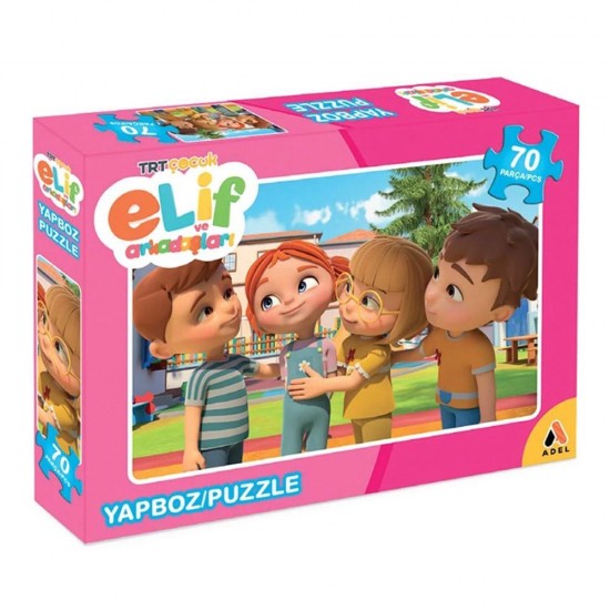 ADEL TRT ÇOCUK PUZZLE ELİF VE ARKADAŞLARI 70 PRÇ 000519