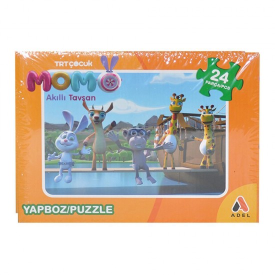 ADEL TRT ÇOCUK PUZZLE TAVŞAN MOMO 24 PRÇ 000523