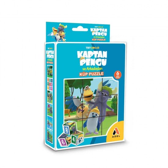 ADEL TRT ÇOCUK PUZZLE K.PENGU KÜP 000527