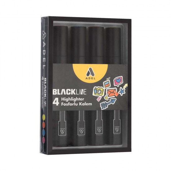 ADEL FOSFORLU KALEM BL 4LÜ SET 000136