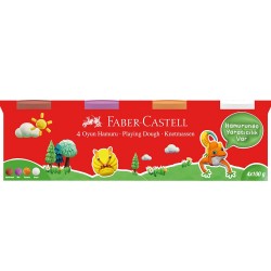 FABER OYUN HAMURU 4 RENK KLASİK RENKLER 2 000042