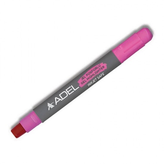 ADEL FOSFORLU JEL KALEM PEMBE 12Lİ 860019