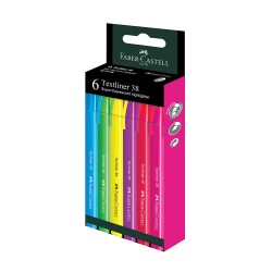 FABER FOSFORLU KALEM 38 NEON 6LI 157776