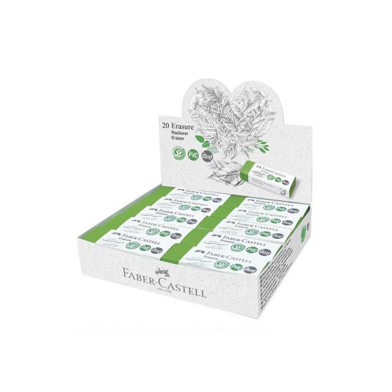 FABER DOĞA DOSTU SİLGİ DUSTFREE PVC FREE 20 187254