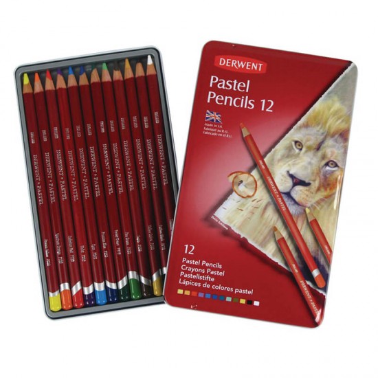 DERWENT DW32991 PASTEL PENCİL 12Lİ TENEKE KT
