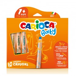 CARİOCA 42818 JUMBO BEBK AHŞP GÖVDE BOYA KALEM 3 1