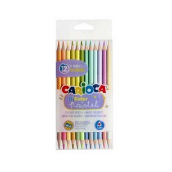 CARİOCA 43309 KURUBOYA KALEMİ PASTEL RENK ÇİFT UÇLU
