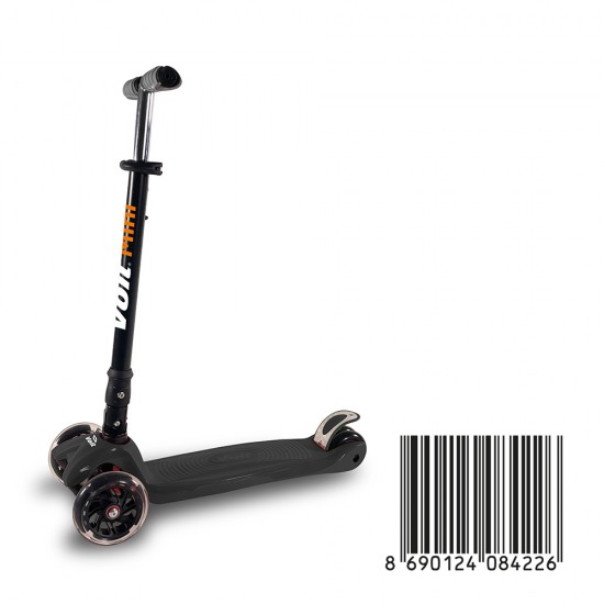 VOİT 218/052 3 TEKER IŞIKLI SCOOTER SİYAH