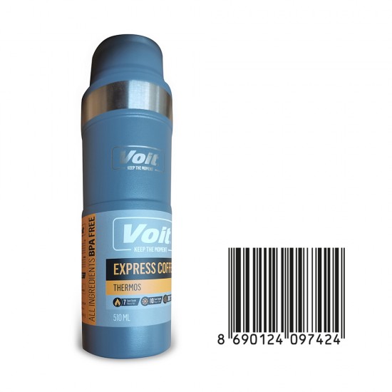 VOİT 20051/013 THERMOS EXPRESS COFFEE 510ML GRİ