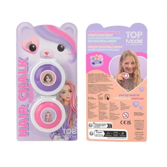 TOPMODEL 0412826 YUVARLAK SAÇ TEBEŞİRİ MOR PEMBE