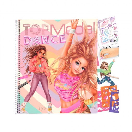 TOPMODEL DANCE COLOURİNG BOOK