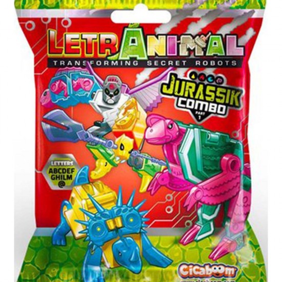 AGT 1981444001 DÖNÜŞEBİLEN  DİNOZOR ROBOTLAR LETRANIMAL JURASSIK COMBO