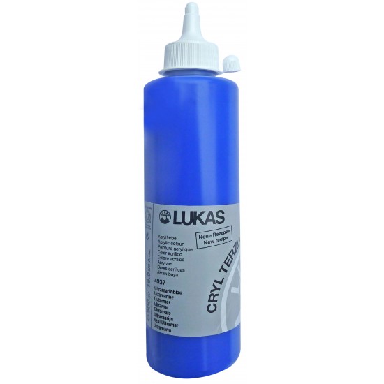LUKAS TERZİA LT500-4937 AKRİLİK BOYA 500ML ULTRA MARİNE