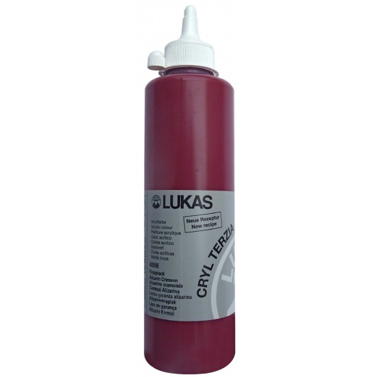 LUKAS TERZİA LT500-4866 AKRİLİK BOYA 500ML ALİZARİN KIRMIZI