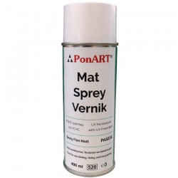 PONART PSF-834 SPRAY FİLM VERNİK 400ML MAT