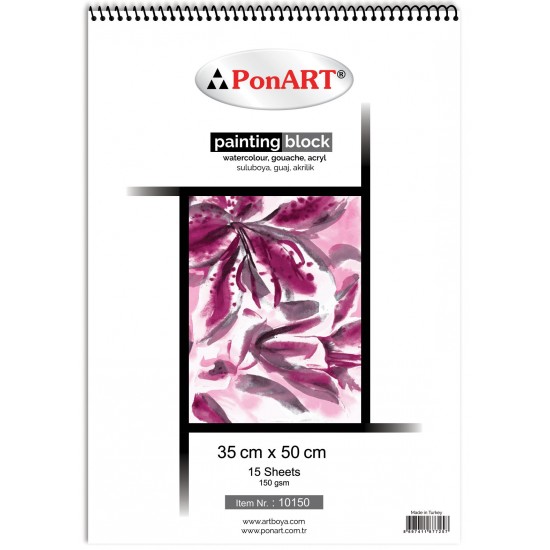 PONART P.BLOK 35X50 150GR 15YP