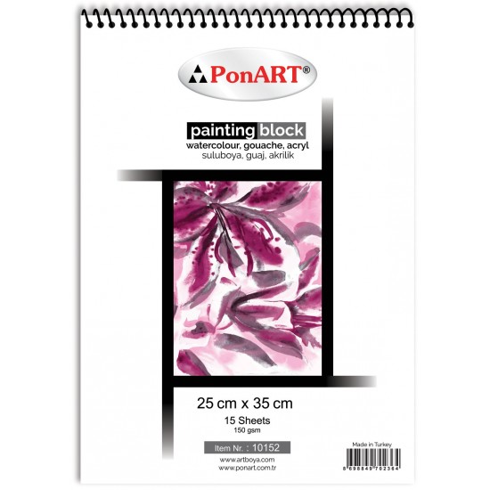 PONART PAİNTİNG BLOK 150GR 25X35 15YP