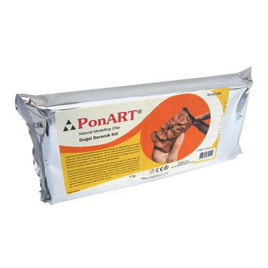 PONART SERAMİK KİL 1KG TERRACOTA