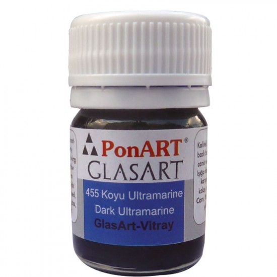 PONART PGA20-455 GLASS ART 20ML ULTRAMARİNE