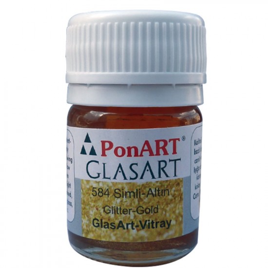 PONART PGA20-584 GLASS ART 20ML ALTIN
