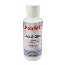 PONART PYM100 LACK&amp;GLUE SU BAZLI YAPIŞTIRCI VERNİK