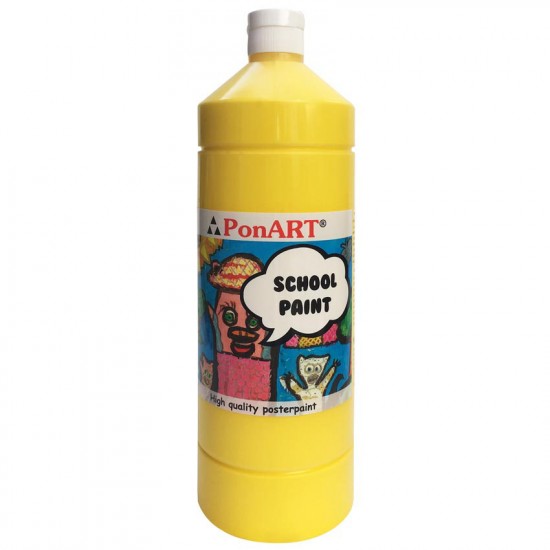 PONART PSP1000-2202 SCHOOL PAİNT 1000ML SARI