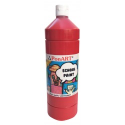 PONART PSP1000-2207 SCHOOL PAİNT 100ML A.KIRMIZI