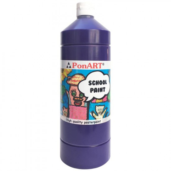 PONART PSP1000-2209 SCHOOL PAİNT 1000ML VİOLET