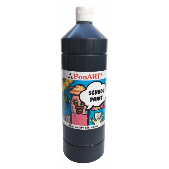 PONART PSP1000-2260 SCHOOL PAİNT 1000ML SİYAH