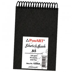 PONART SPR SKECTH BOOK 100GR A5 50YP
