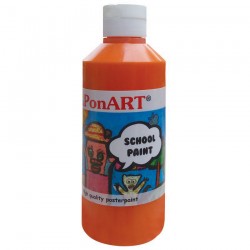 PONART SCHOOL PAİNT 250ML TURUNCU